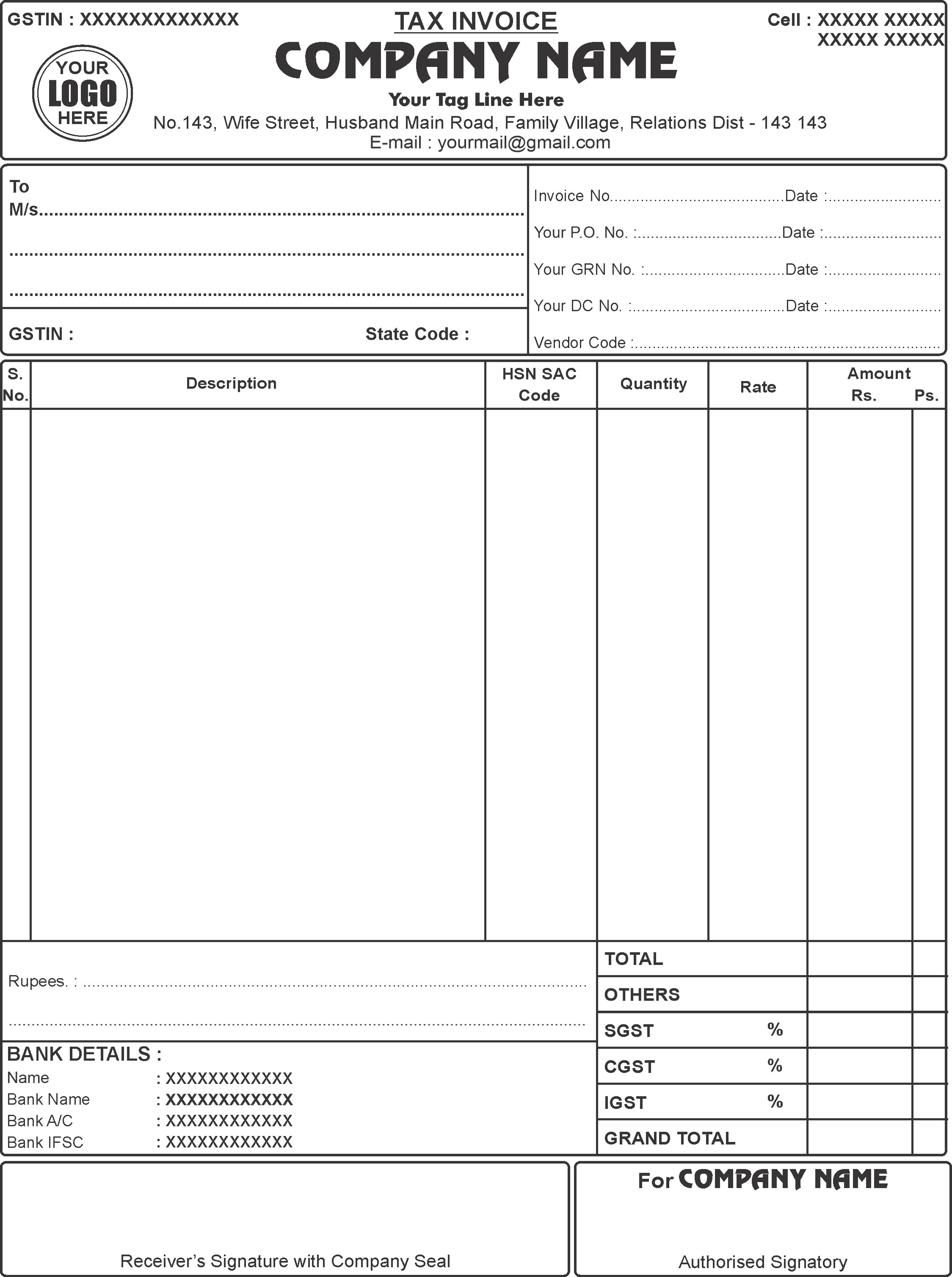 Tax Invoice